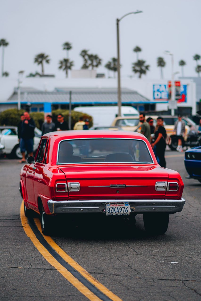 Classic American muscle car